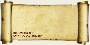 Vladana Miljojković vizit kartica